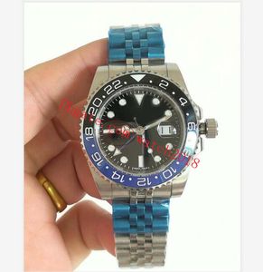 Originele box luxe horloges keramische bezel 126710 BLRO 40mm mechanische automatische jubileum rvs riem mode herenhorloge polshorloge