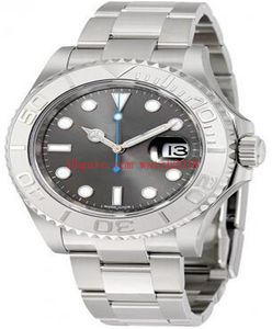 Original Box Luxury Watches Mechanical Automatic 126622 40mm Gray Black Dial Calendar Silver Stainless Steel Bracelet Men's Wristwatches