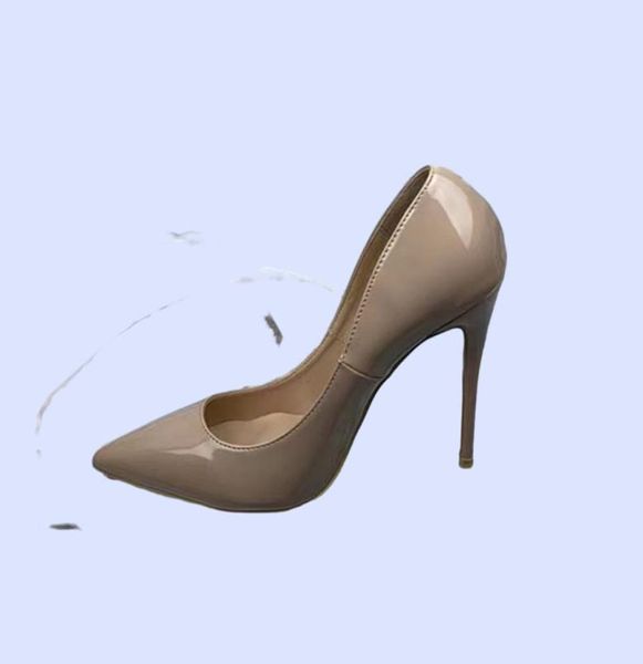 Box Box Femme Designer Dress Shoes High Heels Womens Luxurys Patent Leather Pumps Mariage 6 8 10 12cm HEEL5673757