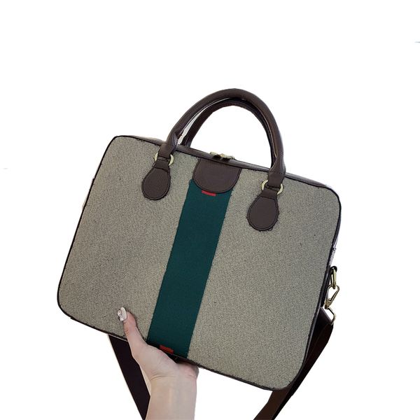 Maletín de diseñador de marca Original, bolso para ordenador portátil para hombre y mujer, LoBnZhag7015