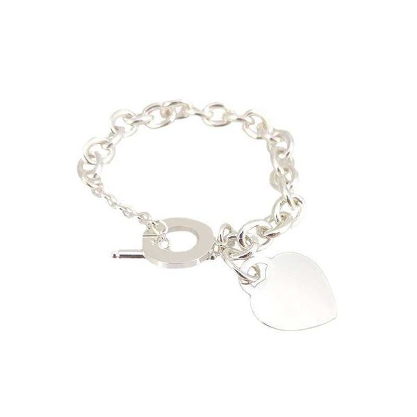 Mijin TFF – Bracelet en forme de cœur de pêche plaqué or, marque originale, léger, de luxe, polyvalent, Style Couple, mode, spectacle populaire avec logo