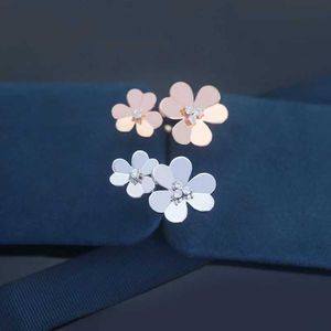 Origineel merk GTM.S925 Sterling Silver Van drie bloembladen bloemenring dames veelzijdig ontwerp elegant en handwerk