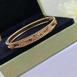 Origineel door ontwerper van caleidoscoop Bracelet dames klaver smal editie licht luxe roségouden buckle high 18k sieraden