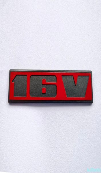 Accessoires de voiture d'origine 2 pièces autocollants couleur rouge lapin GT Scirocco 16V Badge Golf Emblem7791968