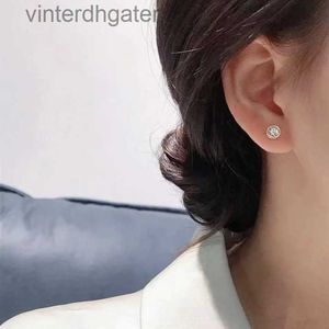 Boucles d'oreilles de concepteur Carter d'origine pour femmes Classic 925 Boucles d'oreilles en diamant simple en argent sterling plaquées avec de l'or 18 carats avec logo d'origine