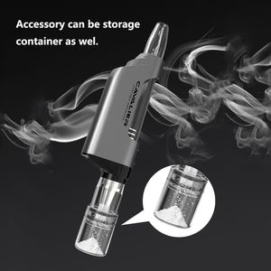 Nuevo Cavalier Pro Plus Vaporizador de cera Vaporizador NC Pipa de fumar COULT COLED 510 Kit de arranque de rostro Precalentamiento Voltaje Voltaje OLED Digital Dab Rig Bong Bong Wax Vapor Pen