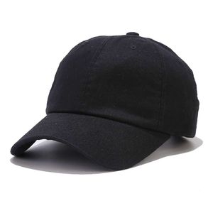 Originele klassieke low profile honkbal cap golfdad hoed verstelbare katoenen hoeden mannen vrouwen ongeconstrueerde gewoon pet