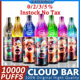 Original Cloud Bar Geerdun Boom 10000 Puffs jetables VS RM Randm Tornado 10k E-cigarettes jetables 20 ml e-liquide est plus grand que la plupart des e-liquides jetables 850 mAh