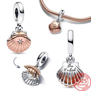 Originele Club 2024 Zeeschelp Behandelde Zoetwater Gekweekte Parel Dangle Charm Fit Armband Girl S Sier Sieraden Cadeau