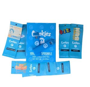 Originele Cookies Wegwerp Lege Pen Oplaadbare 280 mah 1.0 ml Vaporizer 10 Stammen in Voorraden gratis schip naar de VS