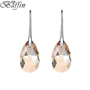 Pendientes colgantes clásicos de cristal SWAROVSKI originales, Pendientes colgantes con diamantes de imitación, joyería para mujer, regalo para el día de la madre 297A