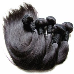 Originele cuticle uitgelijnde Braziliaanse Virgin Hair Extension 5 Bundels 500G Onverwerkte Menselijke Haarbundel Weave Natuurlijke Kleur Knippen van de ene Donor