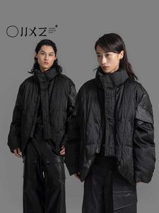 Design original par illusionniste hiver épais 85% de veste de canard avec du pain de texture lâche pour hommes et femmes cos7