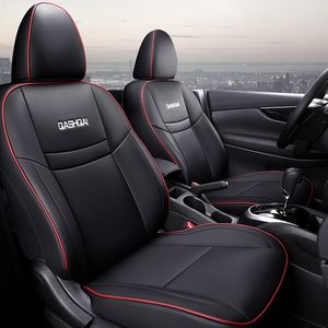 Fundas de asiento de coche de diseño Original para Nissan Qashqai 16 17 18 19 20 21, accesorios interiores de cuero impermeables para automóviles