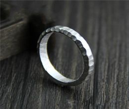 Оригинальный дизайн, кольцо ручной работы, женское простое регулируемое кольцо из стерлингового серебра 925 пробы5831187