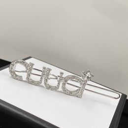 Cadeau de bijoux en épingle à cheveux en argent et diamant au design original