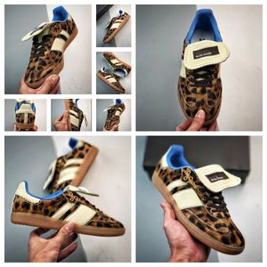 Designer original ba chaussures léopard imprimé occasionnel pilier les femmes de course Bonner Mens Womens Sports Designer Spezial Outdoor Sneakers Trainers 36-45 L6B3