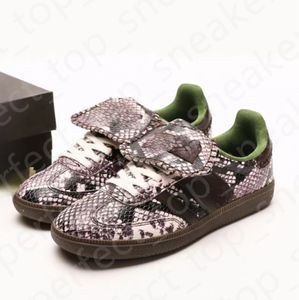 Originele Designer casual Wales Bonner schoenen Python slangenleer Heren Dames Loopschoenen spezial Outdoor Designer Sneakers Sport Trainers maat 36-45