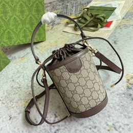 Sac de luxe de créateur d'origine crossbody ophédia mini sacs de seau miroir de qualité sac à main