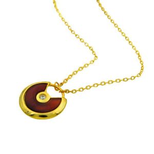 Originele designer promotie van erqing carter amulet natuursteen ketting shell agaat cadeau voor vrienden imwh