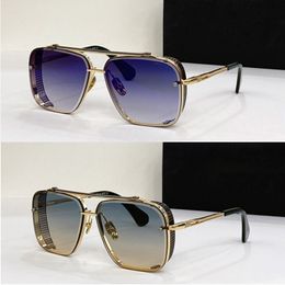 Lunettes de soleil de créateur original pour hommes pour hommes Famous Fashionable Retro Luxury Brand Eyeglassmach-Seven Mach-Six Limited Mach Six Limit 2057