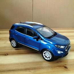 Origineel Die-Casting 1 18 Scale Ford EcoSport SUV Simuled Alloy Car Model Fan Series Home Decoration Metal Decoration 240506