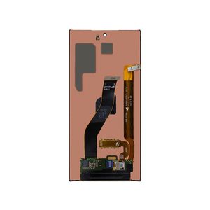 Touch -panelen van mobiele telefoons display voor Samsung Galaxy Note 10 Plus LCD N975 AMOLED schermdigitizer -assemblage geen frame