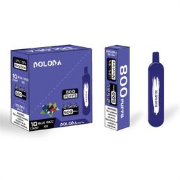 Originele DOLODA 800 Rookwolken MINI BAR Wegwerp Vapes E Sigaretten Met 2,5 ml Pod Voorgevulde Mesh-spoel