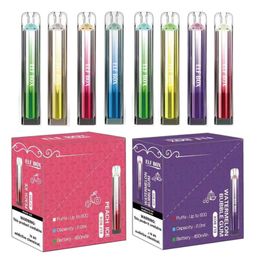 Original Doloda Einweg-E-Zigaretten Crystal Bar ELF BOX 600 Puffs Vape Pen450mAh Battey 2ml Pods 0% 2% 3% 5% 10 Geschmacksrichtungen