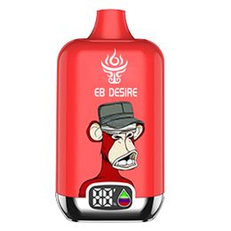 Boîte de vape numérique originale EB DESIRE Mega 12000 bouffées avec écran LCD BC5000 7000 7K 9K 12K 15K cartouche de dosette jetable 550mAh 18ml 10 saveurs sur stock UE