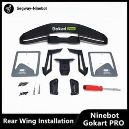 Originele achtervleugelinstallatieset voor elektrische scooter voor Ninebot Gokart PRO Refit zelfbalansscooteraccessoires reserveonderdelen 191L