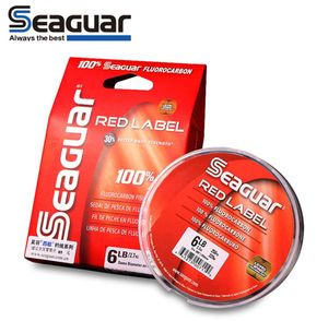 Originele visserlijn Zeeguar rood label 6lb12lb 100 fluorocarbon vislijnen 229M183M 2011162576576