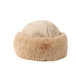 Gorros de bombardero de piel sintética esponjosos originales para mujer, gorro grueso cálido de invierno para mujer, gorro panamá de lujo ruso Ushanka Touca Feminina Inverno 240103