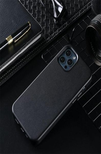 Étuis en cuir magnétiques pour iPhone 13 Pro Max, Original, charge sans fil, protection contre les chutes, pour AP 13 Magsaf, 66028067814103