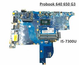 Cartes mères d'origine pour HP 640 G3 650 G3 ordinateur portable avec I5-7300U CPU DDR4 916834-601 916834-001 6050A2860101-MB-A01