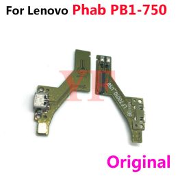 Original pour Lenovo PhAB PB1-750 PB1-770 LF7001Q LF7002Q Connecteur de port de quai de chargement USB avec câble Microphone Flex