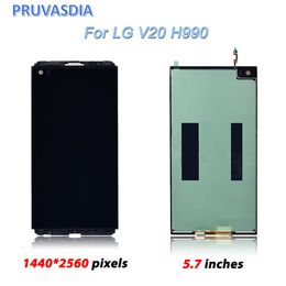 Original pour LG V20 LCD Affichage H990 H915 H918 H910 LS997 US996 VS995 F800L LCD TOCK Screen Digizer Remplacement