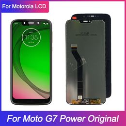 Original pour Motorola Moto G7 Power LCD Affichage Remplacement de l'écran tactile Assemblage de Moto G7 Power XT1955