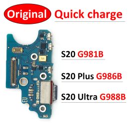 Original pour Samsung S20 Plus Ultra G986B G988B G981B CONNECTEUR DE DOCK USB CHARGE DE CHARGEUR PORT PORT FLEX Cable Micro
