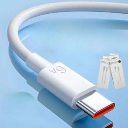 Original para Xiaomi 6A USB Tipo C Cable Cargador 120W Turbo Tipo Carga rápida para MI 13 12 Pro Ultra Poco X3 Redmi Nota K50 40