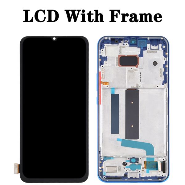 Original pour Xiaomi MI 10 Lite 5G LCD Affichage Affichage Remplacement de l'écran tactile pour les pièces de réparation MI10 Lite 5G MI 10lite M2002J9G