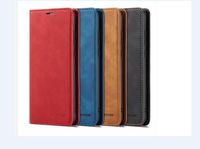 Études de portefeuille en cuir magnétique Forwenw Original avec couverture aimant à fente de carte pour iPhone14 13 12 11xs Samsung S10 Huawei P20 P30