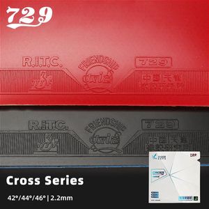 Friendship original 729 Cross Series Table Tennis Rubber Pimples-in Ping-Pong Training Rubber avec ITTF Approuvé 240419