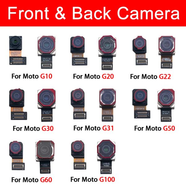 Flex de caméra frontale d'origine avec module de caméra arrière arrière Câble flexible pour Motorola Moto G10 G20 G30 G50 G60 G60S G22 G31 G100