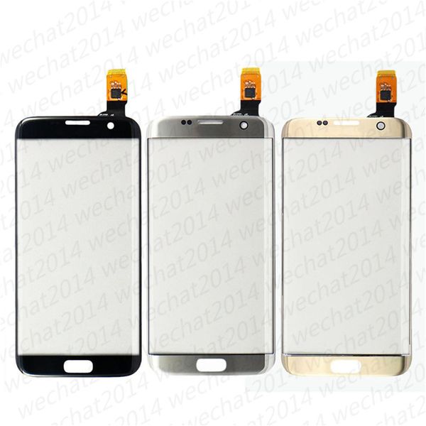 Pieza de repuesto del digitalizador de pantalla del panel táctil de cristal frontal OEM para Samsung Galaxy S7 Edge G935 G935A G935F sin DHL