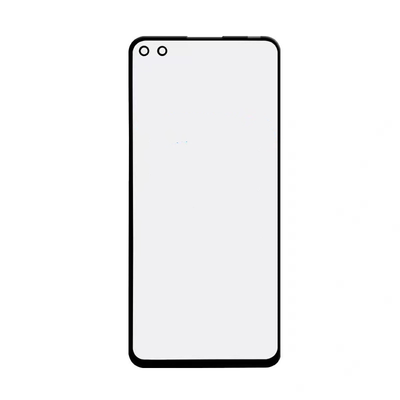 Verre avant d'origine avec remplacement de plaque de couverture incurvée Oca pour Samsung Galaxy A30 A40 A80 A51 A71 écran d'affichage en verre tactile B215