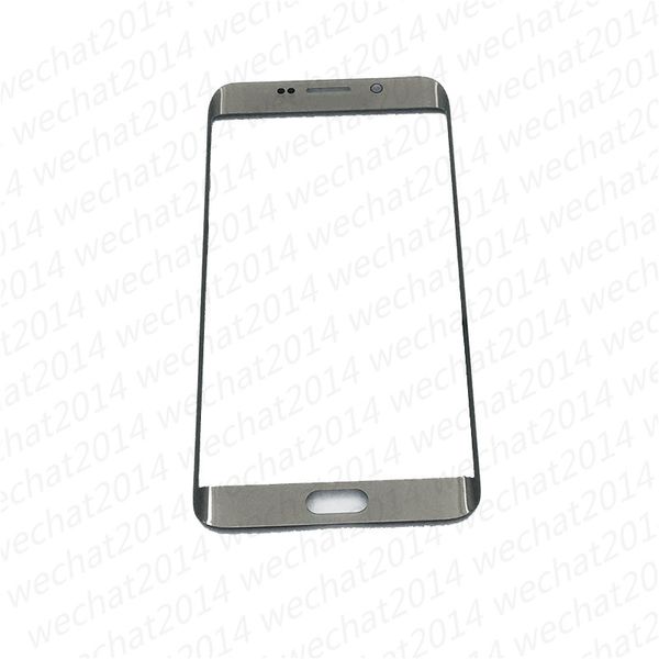 Nuevo reemplazo de lente de cristal de pantalla táctil exterior frontal para Samsung Galaxy S6 Edge G925 S7 Edge G935