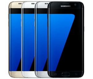 Téléphone portable d'origine Galaxy S7 Edge Samsung 4 Go de RAM 32 Go de ROM 5,5 pouces LTE 12,0 MP Android Quad Core Téléphone portable débloqué 8pcs