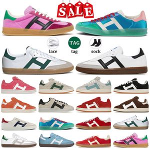 Chaussures décontractées monogrammes originales CAMUPS 00S Blue Grey Vegan Wales Wales Bonner Cream Green Rose Velvet Sports Trainers Black White Designer Mens Trainers Taille 36-45