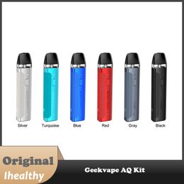 Kit GeekVape AQ (Aegis Q) original avec dosette de remplissage supérieure de 2 ml, batterie intégrée de 1000 mAh, prend en charge le vapotage MTL RDL